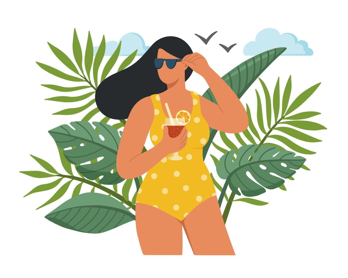 Beautiful,Woman,Wearing,A,Swimsuit,,Sunglasses,Holding,Cocktail.,Exotical,Tropical Beautiful,Woman,Wearing,A,Swimsuit,,Sunglasses,Holding,Cocktail.,Exotical,Tropical