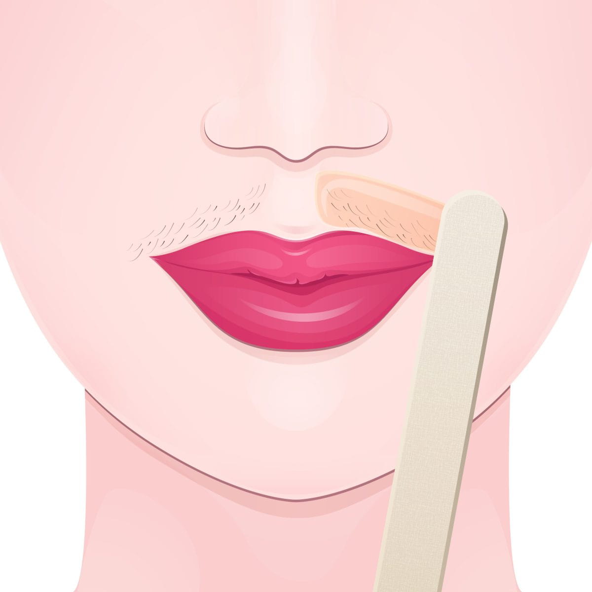 Mustache,On,The,Upper,Lip,Of,A,Woman,,Hair,Removal